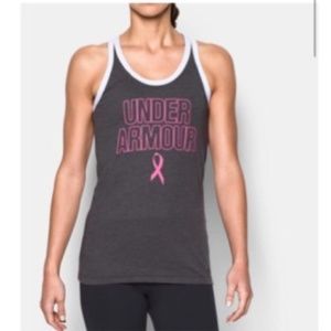 Under Armour Power In Pink Graphic Tank